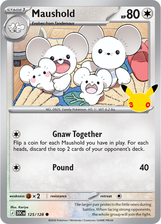 Maushold 125/128 - Rare Holo