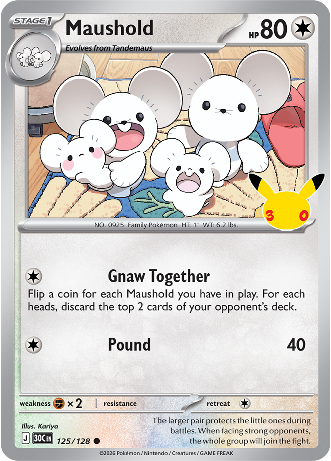 Maushold 125/128 - Rare Holo