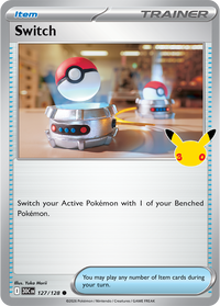 Switch 127/128 - Rare Holo
