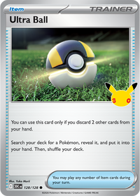 Ultra Ball 128/128 - Rare Holo