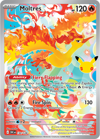 Moltres 130/128 - Illustration Rare