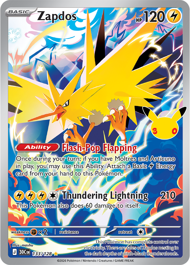 Zapdos 133/128 - Illustration Rare