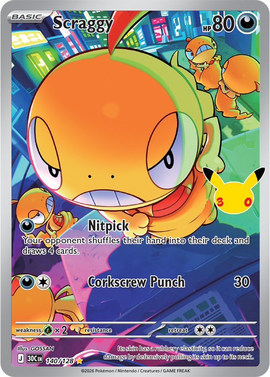Scraggy 140/128 - Illustration Rare