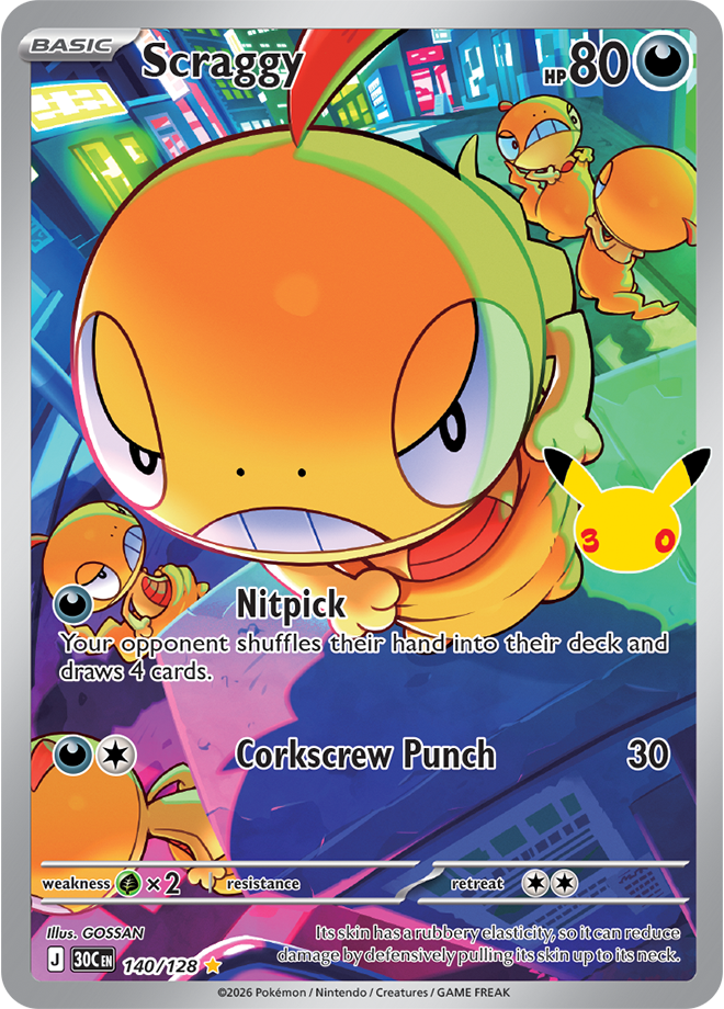 Scraggy 140/128 - Illustration Rare