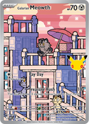Galarian Meowth 141/128 - Illustration Rare