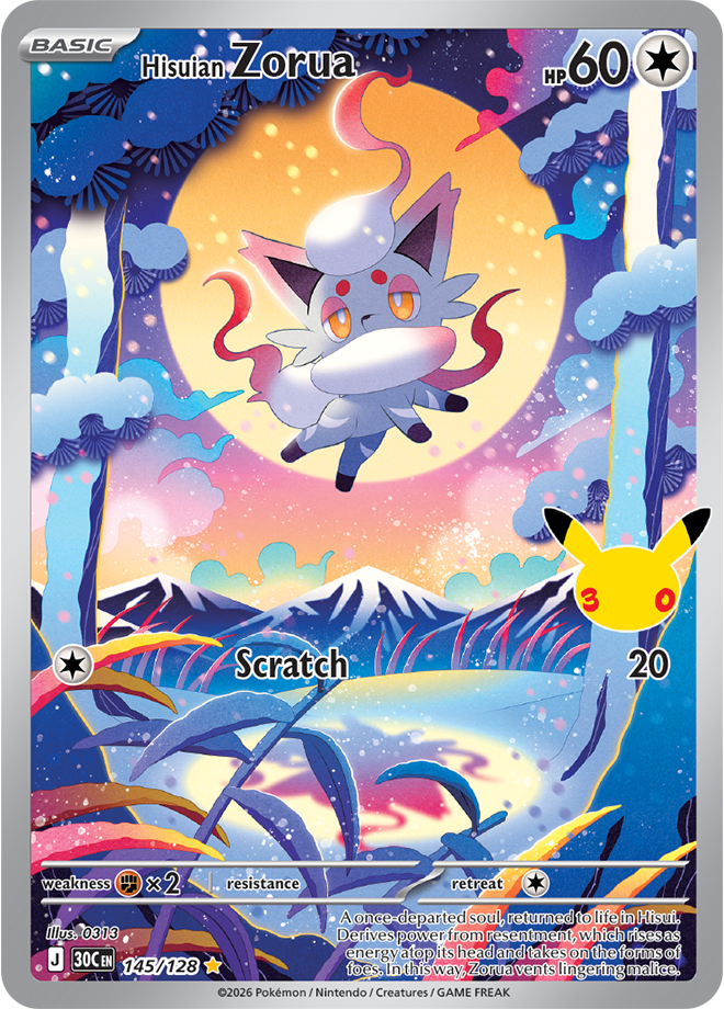 Hisuian Zorua 145/128 - Illustration Rare