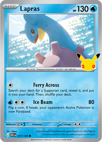 Lapras 017/128 - Rare Holo