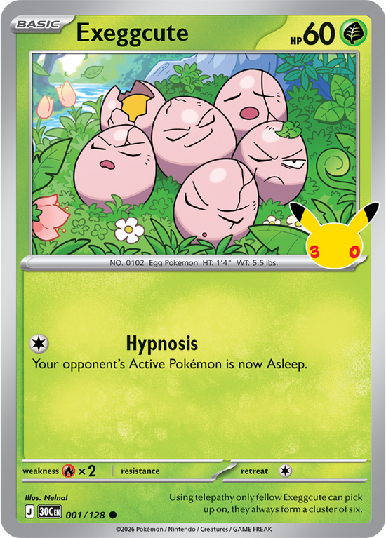 Exeggcute 001/128 - Rare Holo