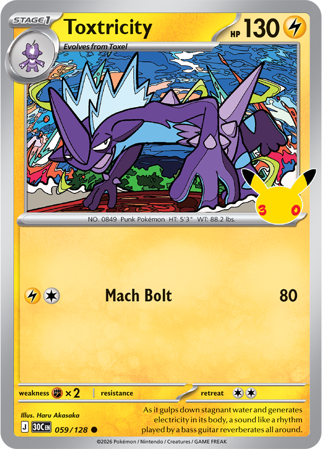 Toxtricity 059/128 - Rare Holo