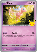 Mew 065/128 - Rare Holo