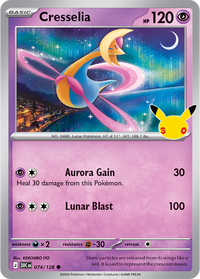 Cresselia 074/128 - Rare Holo