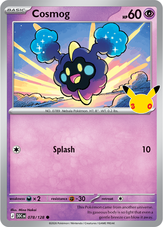 Cosmog 078/128 - Rare Holo