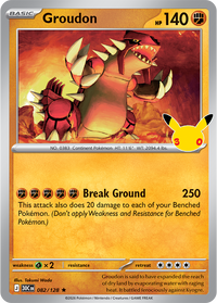 Groudon 082/128 - Rare Holo