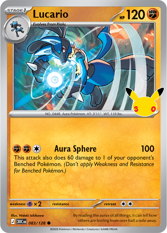 Lucario 083/128 - Rare Holo