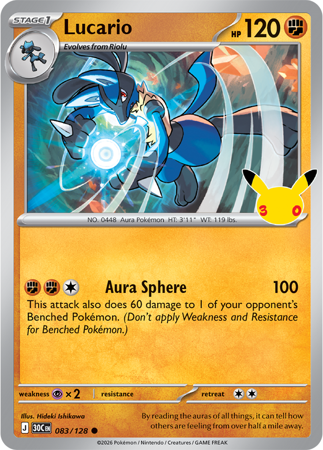 Lucario 083/128 - Rare Holo