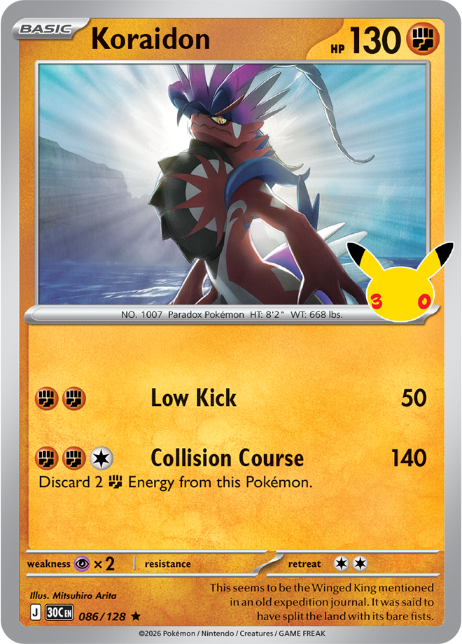 Koraidon 086/128 - Rare Holo