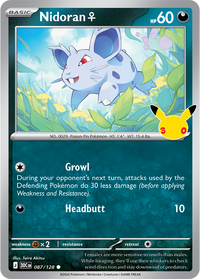 Nidoran ♀ 087/128 - Rare Holo