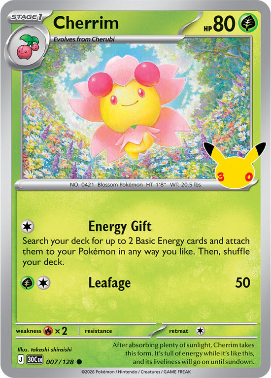 Cherrim 007/128 - Rare Holo