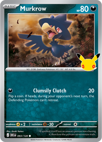 Murkrow 093/128 - Rare Holo