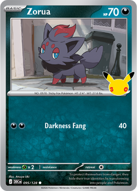 Zorua 095/128 - Rare Holo