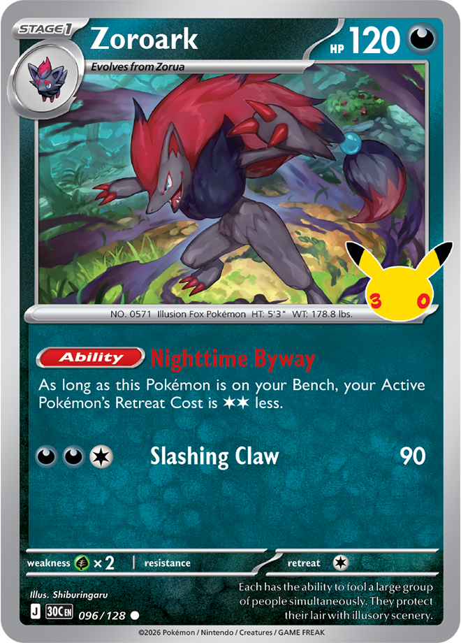 Zoroark 096/128 - Rare Holo