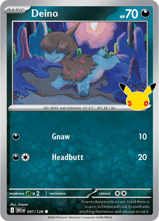Deino 097/128 - Rare Holo