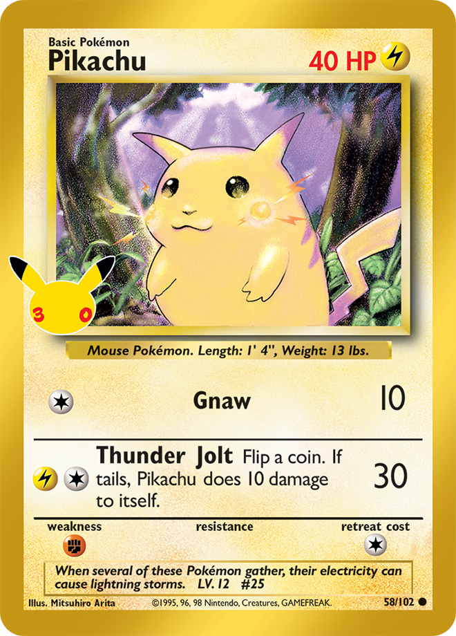 Pikachu #01 Classic Collection