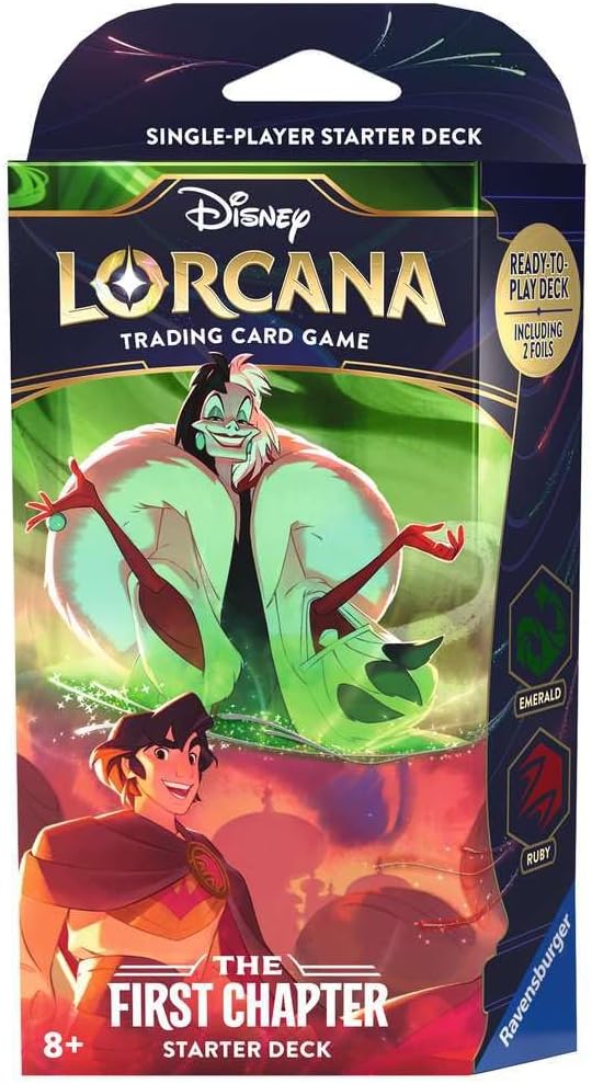 Deck Disney Lorcana First Chapter (Emerald & Ruby)