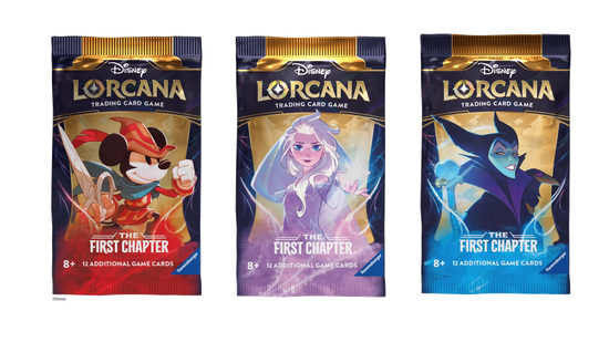 1 Booster Pack - Disney Lorcana Set 1 "First Chapter"