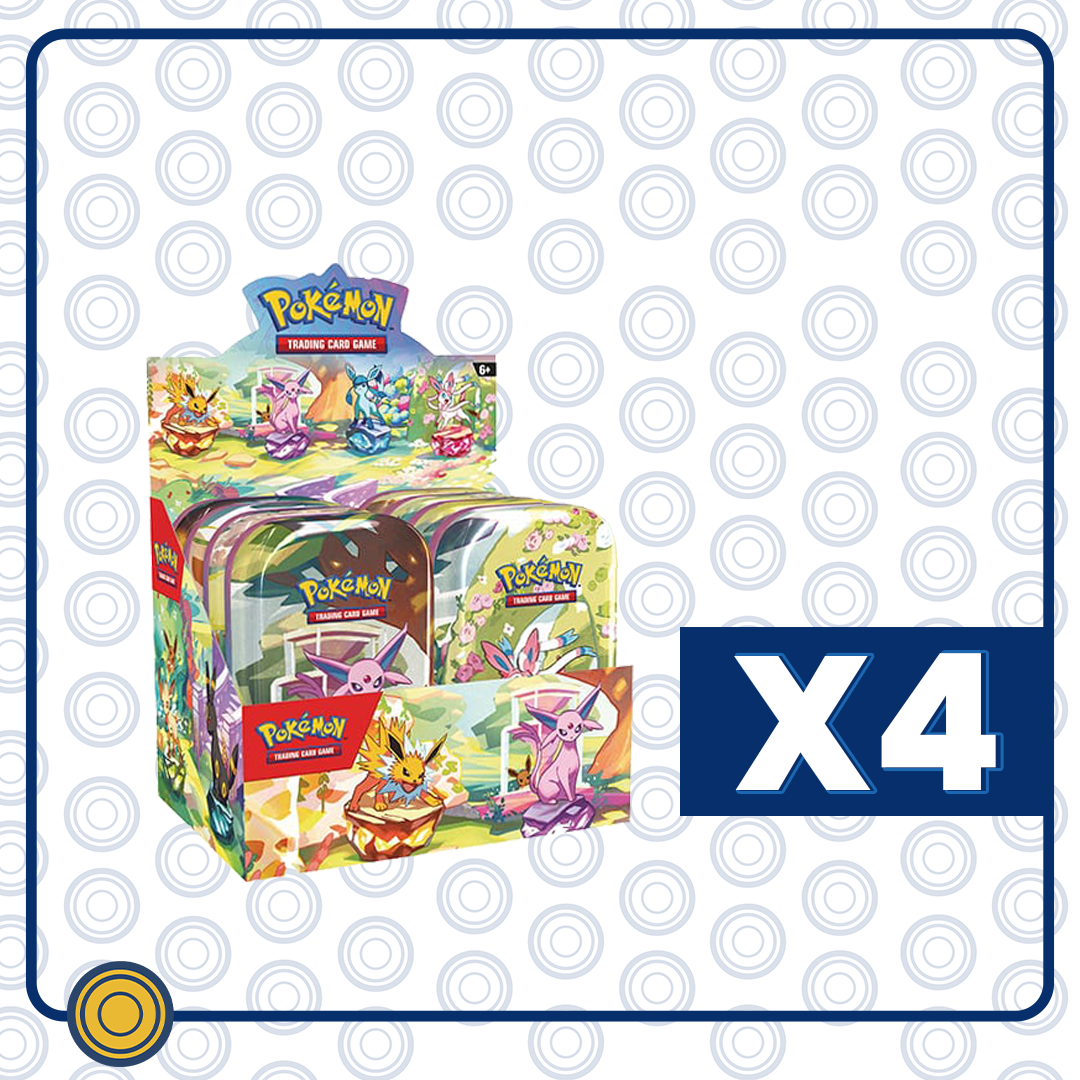 Case de Mini Tin Display - Prismatic Evolutions