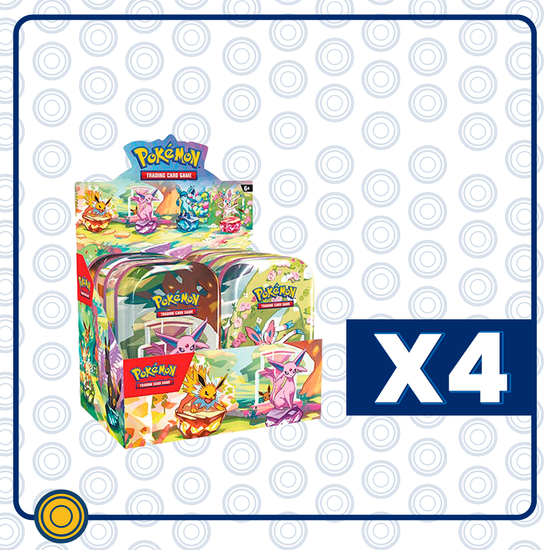 Case de Mini Tin Display - Prismatic Evolutions