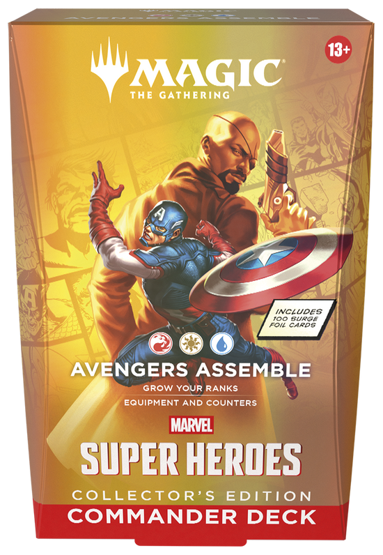 MTG: Marvel Super Heroes - Commander Deck - Avengers Assemble - Collector's Edition (PREVENTA) - GARANTÍA MEJOR PRECIO