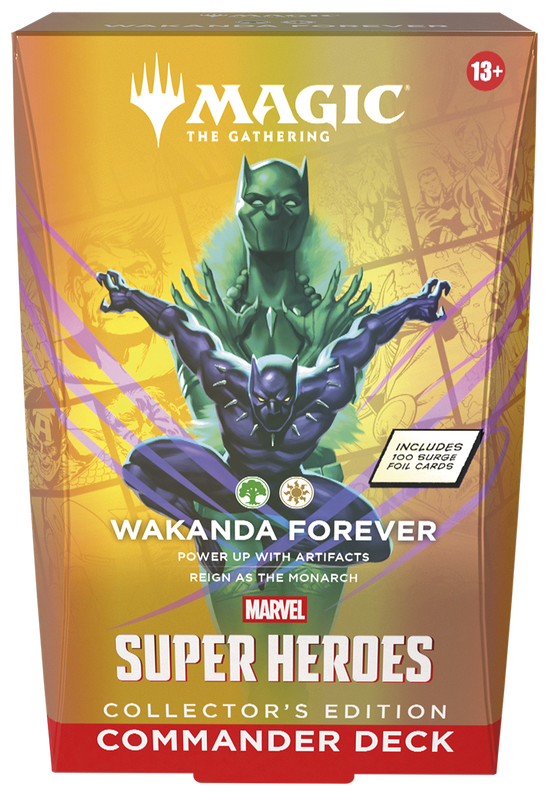 MTG: Marvel Super Heroes - Commander Deck - Wakanda Forever - Collector's Edition (PREVENTA) - GARANTÍA MEJOR PRECIO