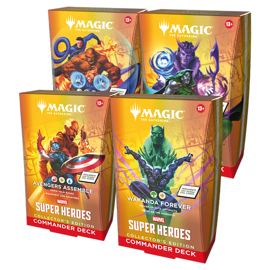MTG: Marvel Super Heroes - Commander Decks - Collector's Edition (Set de 4) GARANTÍA MEJOR PRECIO