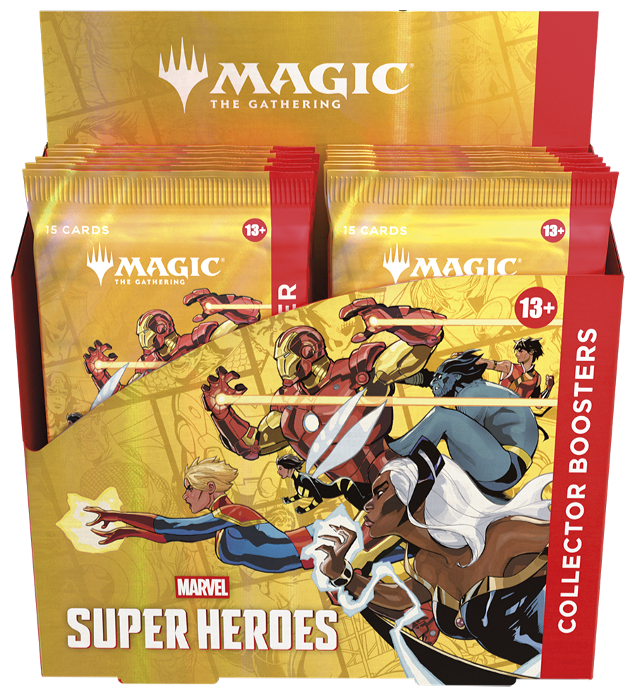 MTG:MarvelSuperHeroes-CollectorBoostersDisplay(PREVENTA)-GARANTÍAMEJORPRECIO