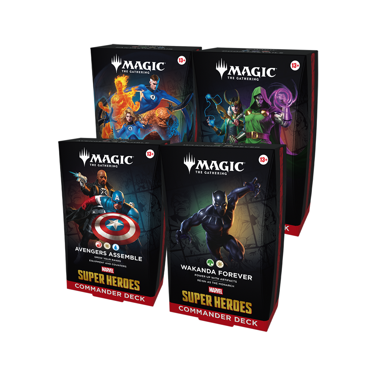 MTG: Marvel Super Heroes - Commander Decks (Set de 4) (PREVENTA)