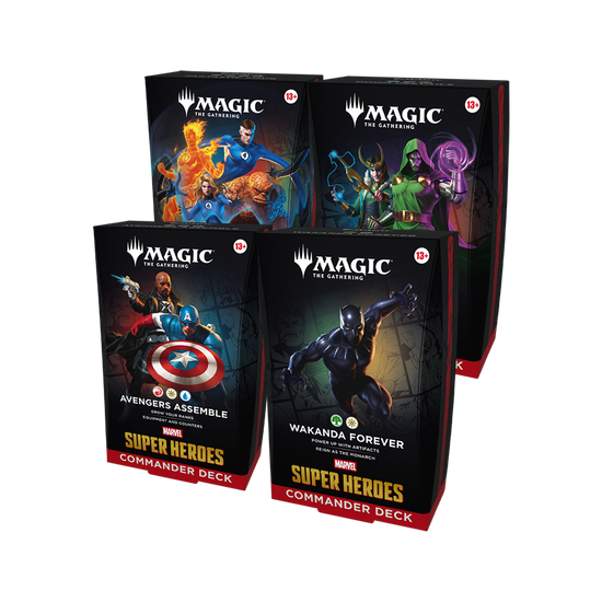 MTG: Marvel Super Heroes - Commander Decks (Set de 4)