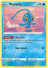Manaphy 041/172 - NO HOLO -Kantocards