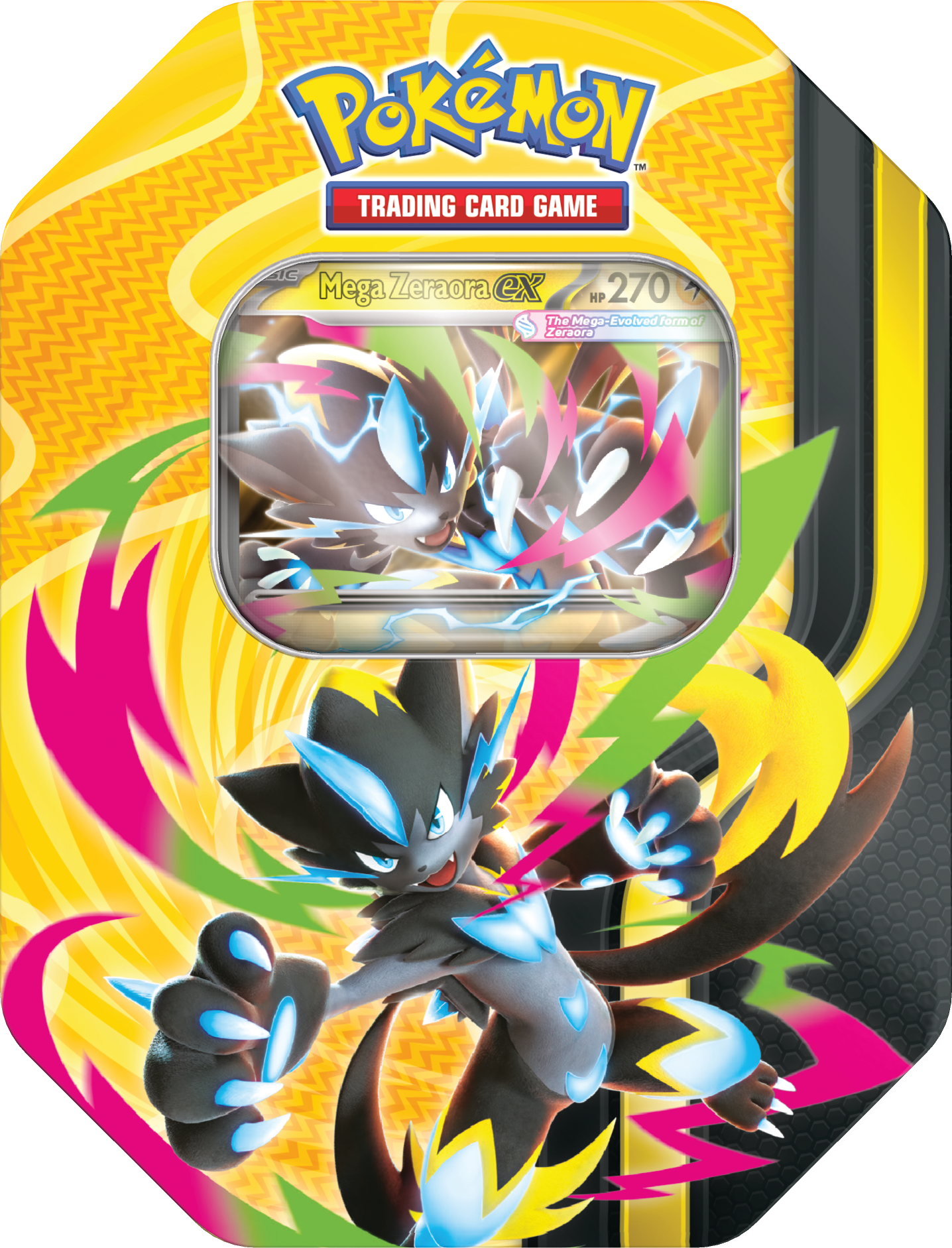 Mega Forces Tin Mega Zeraora 