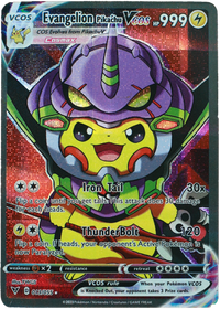 Pikachu Eva 01 (Carta custom no original)-Kantocards
