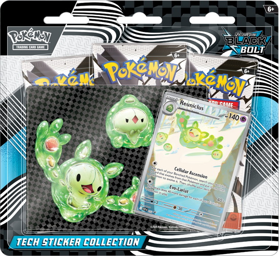 Scarlet & Violet - Black Bolt - Tech Sticker Collection (Inglés)