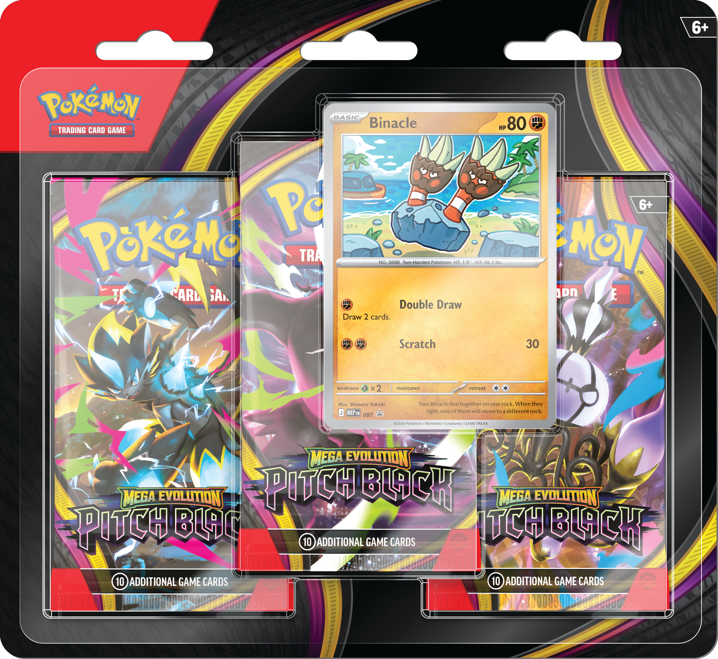 Pitch Black - 3-Pack Blister (PREVENTA PRÓXIMAMENTE)