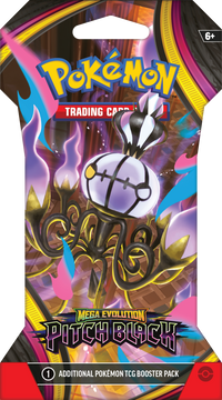 Pitch Black Mega Chandelure Sleeved Booster 
