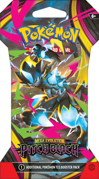 Pitch Black Mega Zeraora Sleeved Booster 