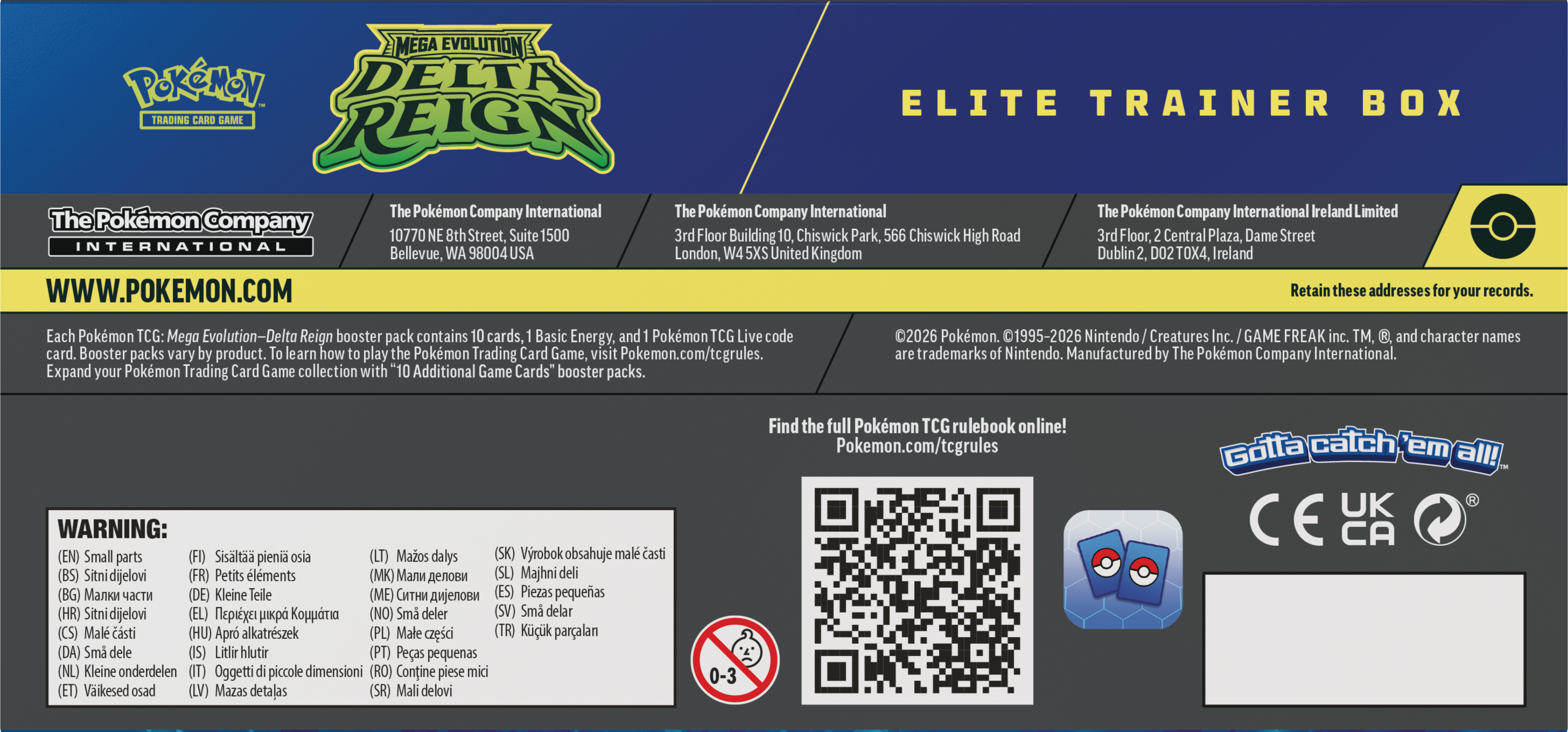 Delta Reign - Elite Trainer Box (PREVENTA PRÓXIMAMENTE)