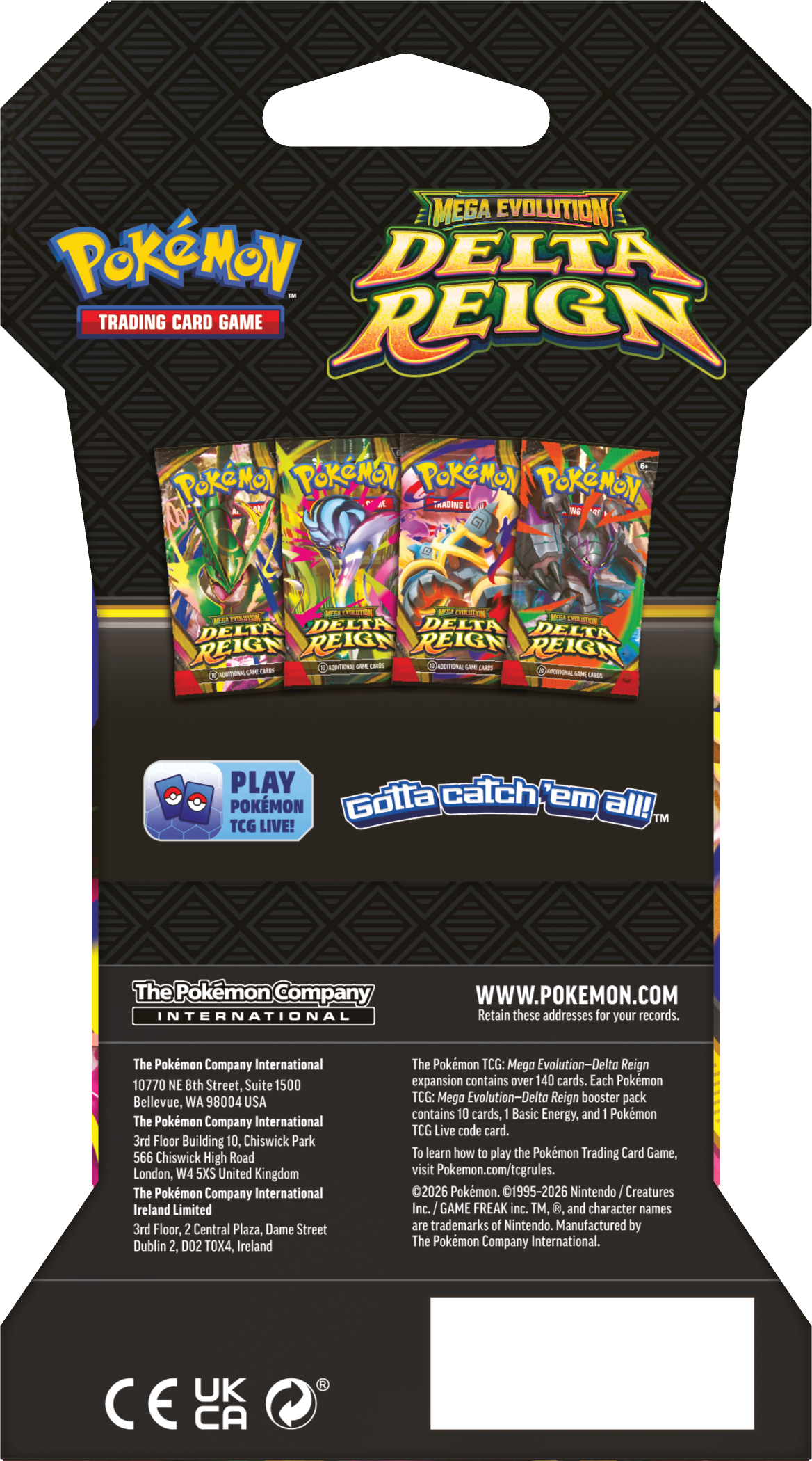 Delta Reign - Sleeved Booster (PREVENTA PRÓXIMAMENTE)