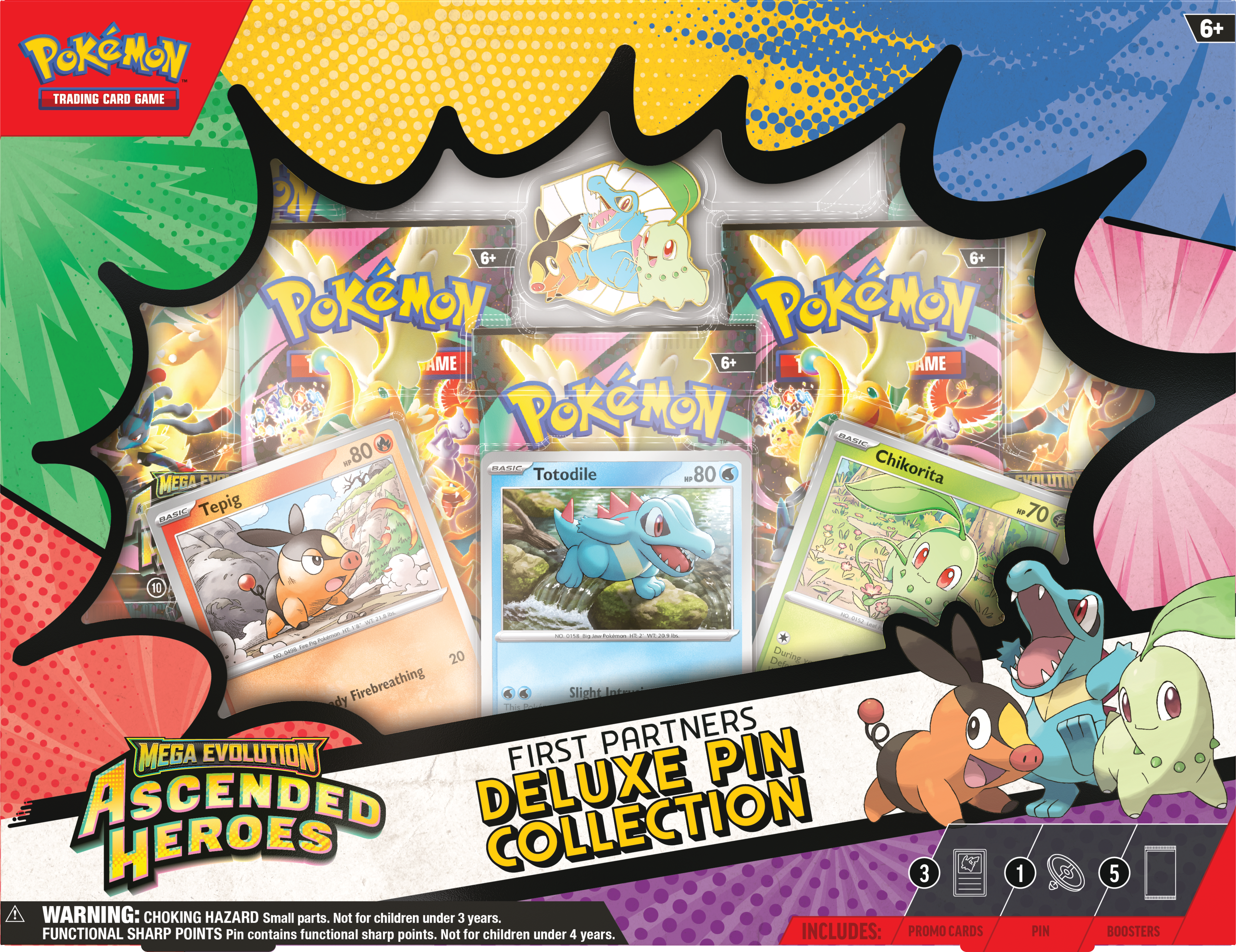 Ascended Heroes - First Partners - Deluxe Pin Collection (ESPAÑOL ...