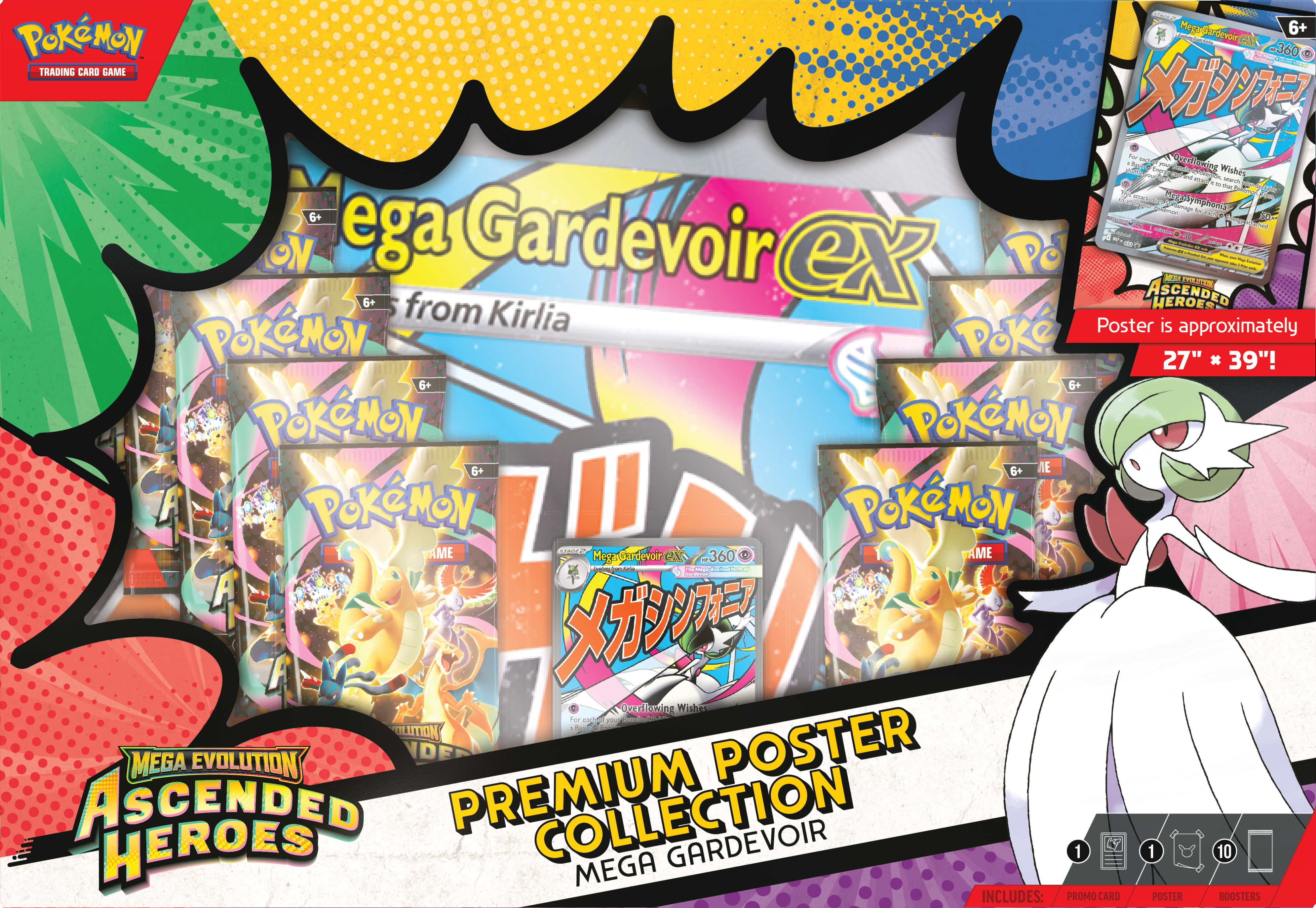 Ascended Heroes - Premium Poster Collection - Mega Gardevoir (PROXIMAMENTE)