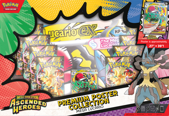 Ascended Heroes (ESPAÑOL) Premium Poster Collection - Mega Lucario
