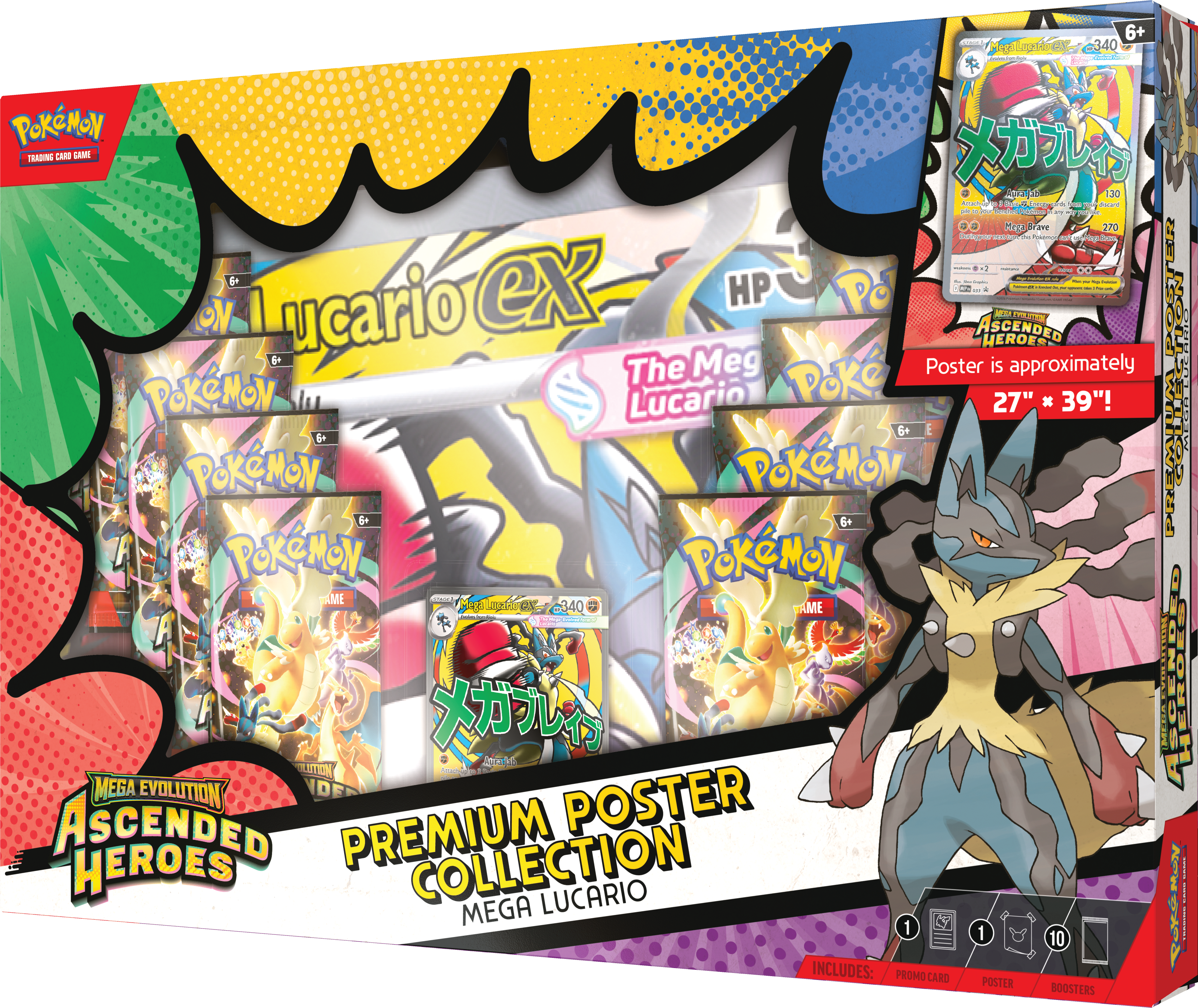 Ascended Heroes - Premium Poster Collection - Mega Lucario (PROXIMAMENTE)